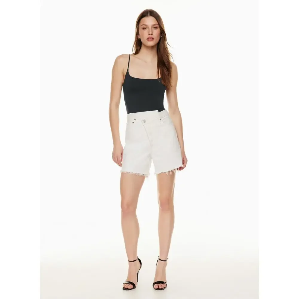 NWT Agolde Criss Cross Jean Short in Element Size 26 - Picture 10 of 10
